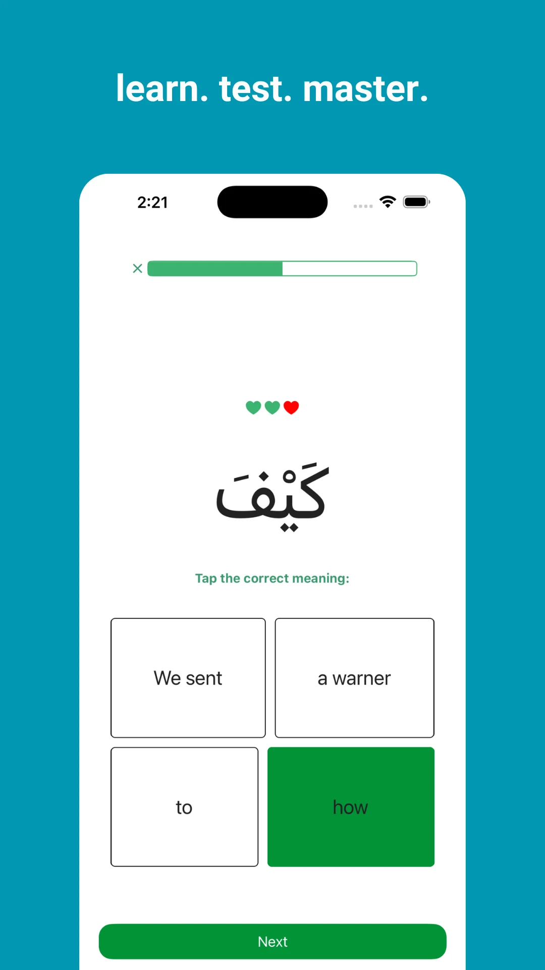 Qurania: Quran Arabic with AI screenshot