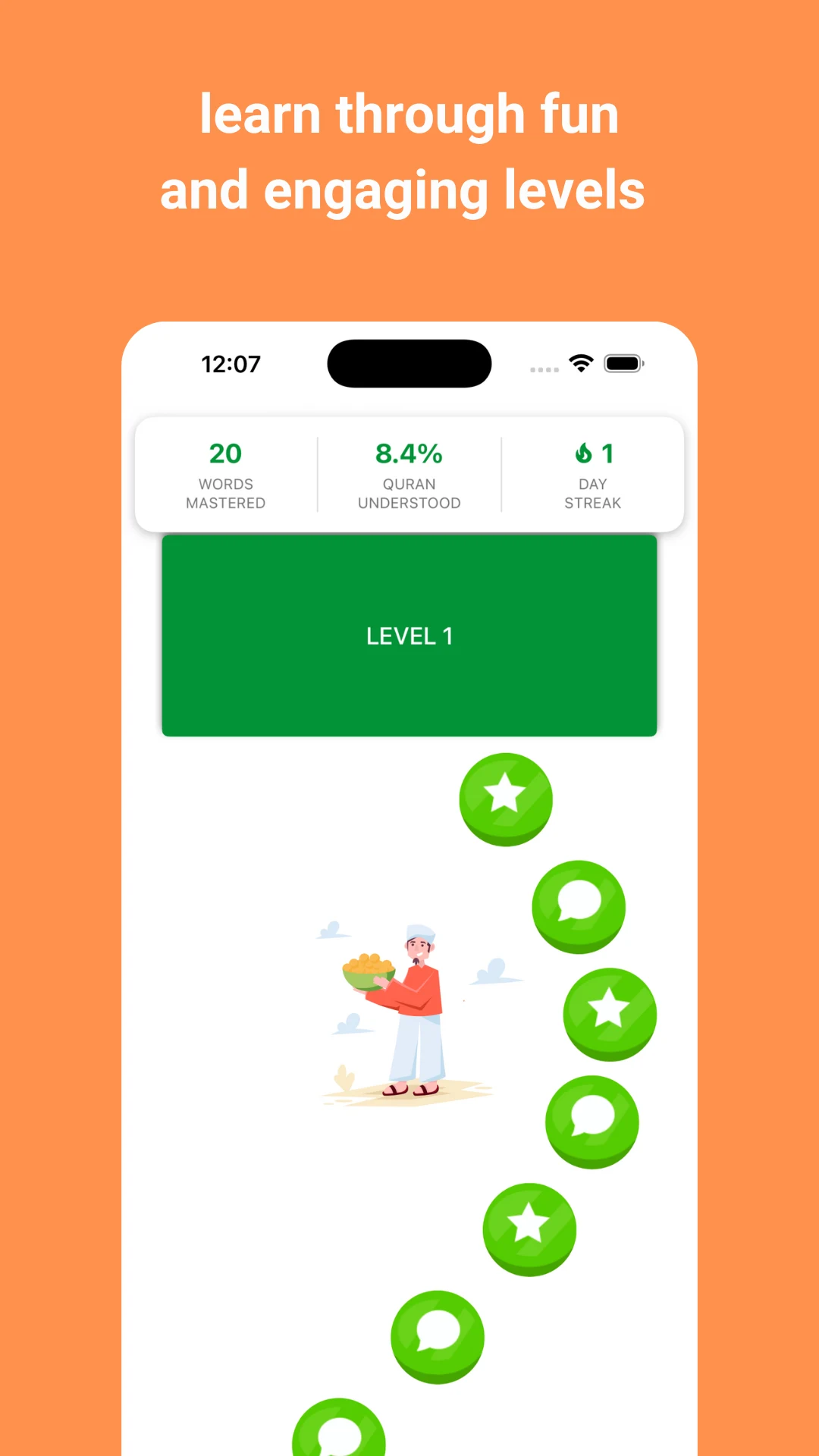Qurania: Quran Arabic with AI screenshot